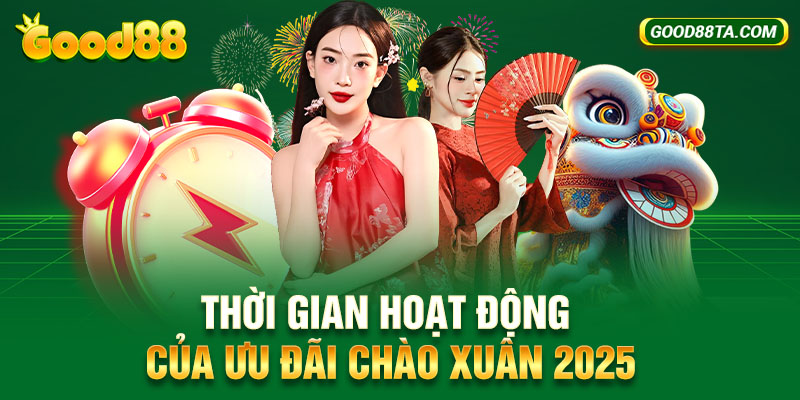 Thời gian hoạt động của ưu đãi chào xuân 2025